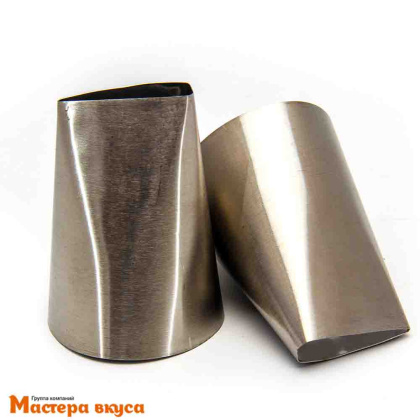 Насадка стальная ЛЕПЕСТОК РОЗЫ БОЛЬШОЙ, 49 мм, h-66 мм,  №127D 