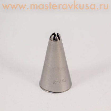 Насадка стальная ЗВЕЗДА закрытая, 4мм  (BC322)