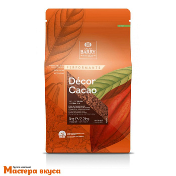 Какао-порошок алкализованный Cacao Barry DECOR DCP-20DECOR-89B, упак 1 кг