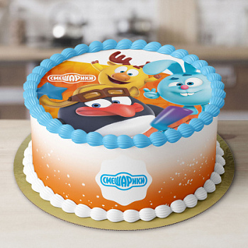 Фотопечать Смешарики, для торта, № 57