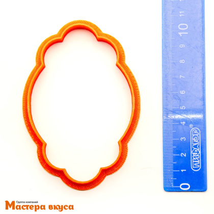 Вырубка пластик РАМКА №6, 10 см 