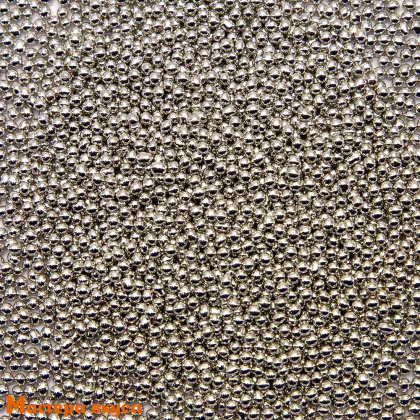 Украшение сахаристое Шарики металл Серебряные d2мм, 50 гр