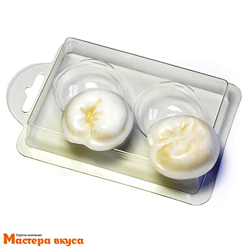 Форма для шоколада пластиковая ПЕЛЬМЕШКИ, 44*44*15 мм