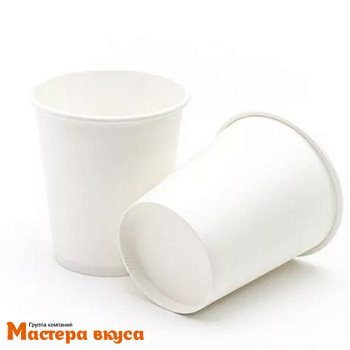 Стакан бумажный БЕЛЫЙ, D80, 250 мл