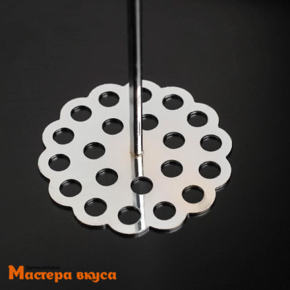 Толкушка "Деревенька. Цветочек", деревянная ручка, 23*7 см