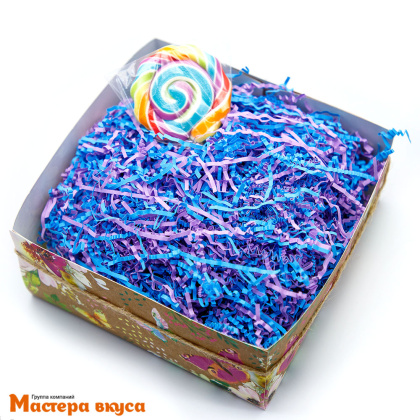 Бумажный наполнитель декоративный,  Микс СИНЕ-ЛИЛОВЫЙ 632, 50гр