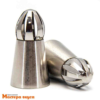 Насадка стальная СФЕРА №2 (Китайская роза), широкая прорезь