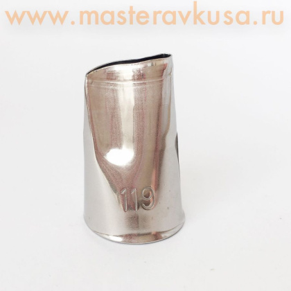 Насадка стальная ЛЕПЕСТОК ИЗОГНУТЫЙ, 20мм  (BX0119)