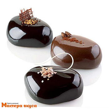 Форма силиконовая Silikomart ZEN 100 Камень (форма+вырубка), (Италия)