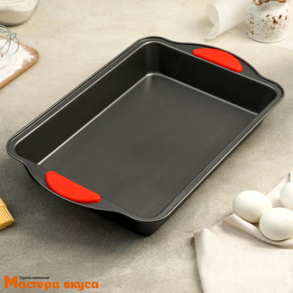 Форма для выпечки, "Пирог"  40,5*25,5см  h-5,5 см, (антипригарное покрытие) "Софт" 