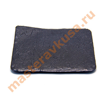 Поднос квадратный КАМЕНЬ (сольерка) пластик (серый), 11*11 см