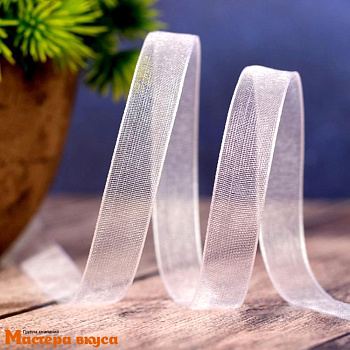 Лента капроновая, БЕЛАЯ, 10мм, ~22м
