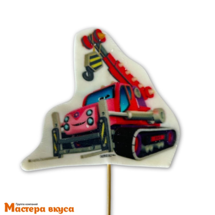 Топпер сахарный "Турбозавры. Анки кран", ~10 см ©