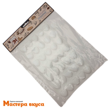 Форма силиконовая Dolce СЕРДЕЧКИ МИНИ, (35 ячеек), для муссовых десертов (Италия)