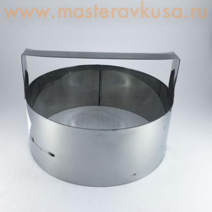 Форма-резак Кольцо D-150, h60 с ручкой (нерж.сталь)