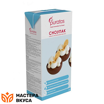 Сливки растительные для взбивания СНОУПАК Puratos, 1 л