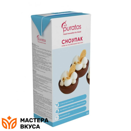 Сливки растительные для взбивания СНОУПАК Puratos, 1 л