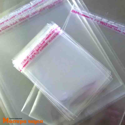 Пакет для пряников с клеевым клапаном  9*17 см (ш*в), упак 100 шт