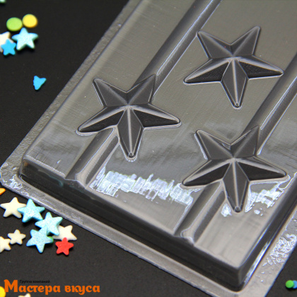 Форма для шоколада пластиковая ПОГОНЫ (полковник), 165*90 мм