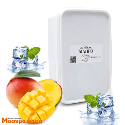 Пюре замороженное МАНГО без сахара AGROBAR 1 кг