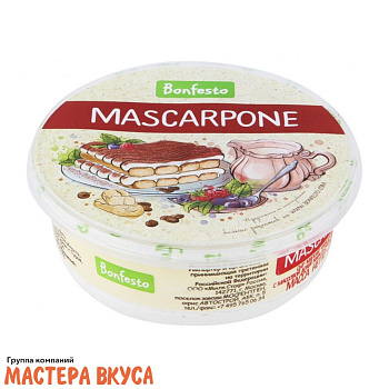 Сыр сливочный Маскарпоне 78% (Bonfesto), 250 гр