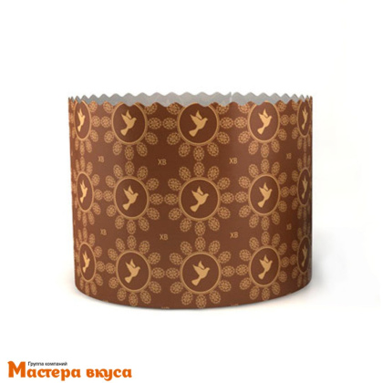 Форма бумажная для кулича (100г) d70*h60 мм ГОЛУБЬ