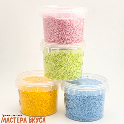 Кокосовая стружка цветная Желтая, 50гр