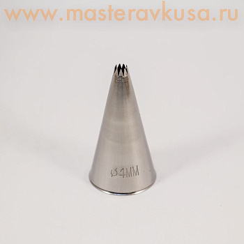 Насадка стальная ФРАНЦУЗСКАЯ ЗВЕЗДА,  4мм,  (BF310)