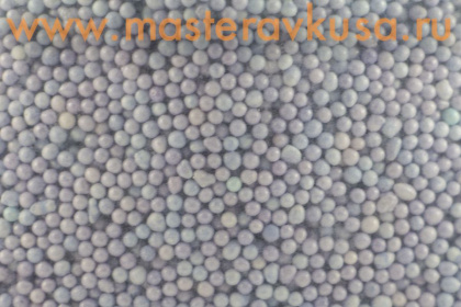 Посыпка Шарики сахарные Бисер ЛИЛОВЫЙ перламутр (d2мм), 1кг