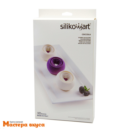 Форма силиконовая Silikomart COCCOLA Коккола серая, (Италия)