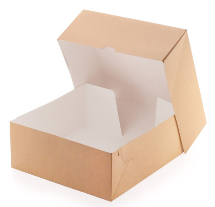 Упаковка для десертов ECO CAKE 6000, без окна 255*255*105 мм (крафт)