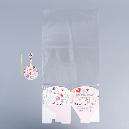 Пакет для сладостей  с коробкой 12*12*40 см, "Вдохновляй"