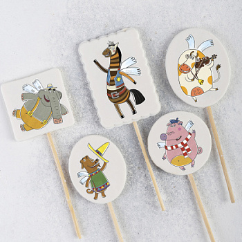 Фотопечать Летающие звери, для топперов, № 29