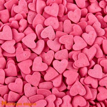 Посыпка СЕРДЕЧКИ розовые, 25 гр 