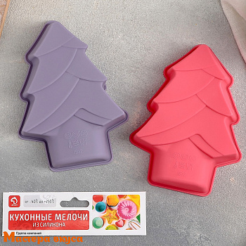 Форма силиконовая ЕЛОЧКА, 13*10*3 см