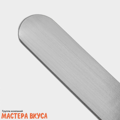 Нож с ровным лезвием 35 см, с деревянной ручкой