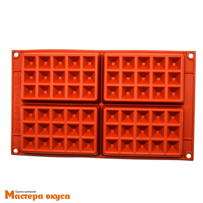 Форма силиконовая SiliconFlex ВАФЛИ, 4 ячейки, SF155 (Италия)