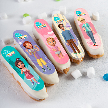 Фотопечать Про Миру и Гошу, для эклеров, №29