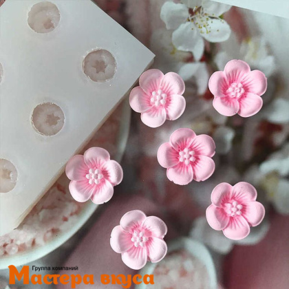 Молд силиконовый  3D ЛЮТИКИ 6/1, 9,6*6*1,4 см (изд ~2,5гр)