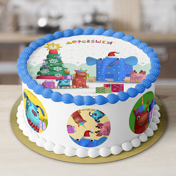 Фотопечать Деревяшки, для торта, № 13