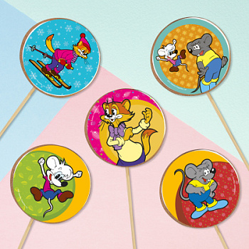 Фотопечать Новые приключения Кота Леопольда, для пряников, №16