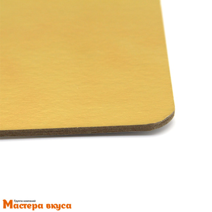 Подложка 3,2 мм, 240*240 мм золото/белый жемчуг