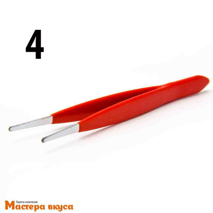 Пинцет кондитерский 11-13 см в ассортименте, нерж.сталь