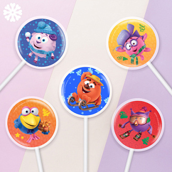 Фотопечать Смешарики, для леденцов, № 93