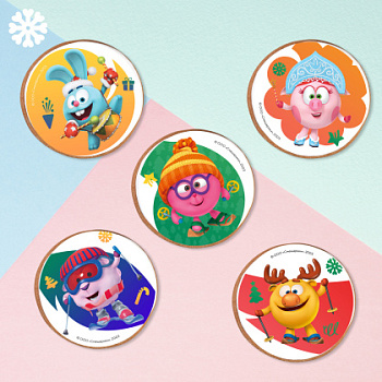 Фотопечать Смешарики, для печенья, № 97