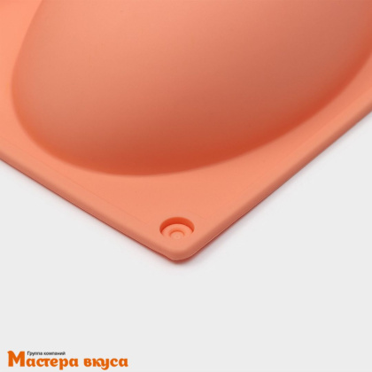 Форма силиконовая ЯЙЦО гладкое, (5 ячеек) ячейка 102*73 h30 мм