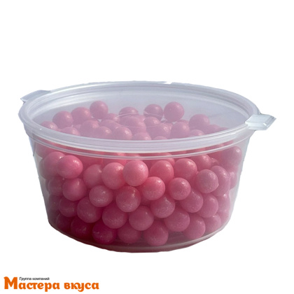 Посыпка Шарики зерновые Жемчуг  РОЗОВАЯ "МАЛИНА" (d6-8мм), 50 гр