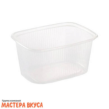 Контейнер  прямоугольный с крышкой,  350мл, 108*82 h70 мм (ПП)