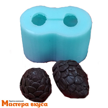 Молд силиконовый  3D ШИШЕЧКИ 2в1, изд 2,9*2,7*3,7 см и 2,7*2,6*3,4 см (шоколад~33гр) 