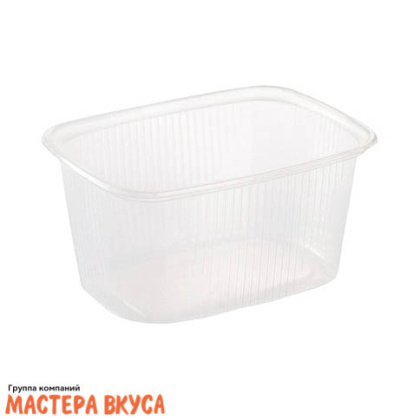 Контейнер  прямоугольный с крышкой,  350мл, 108*82 h70 мм (ПП)